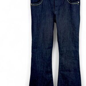 Southpole Flare Jeans Womens 11 Dark Wash Y2K Low Rise Bootcut